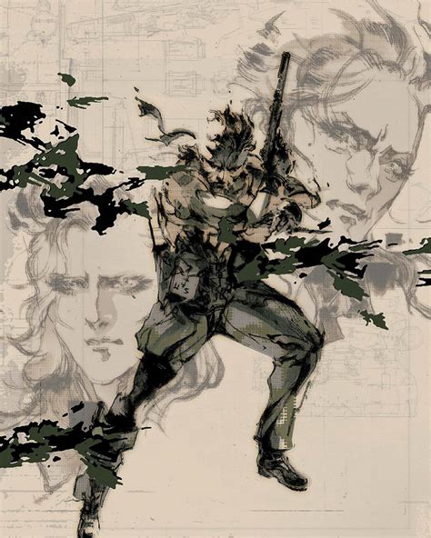 metal gear solid 4 eu box art|yoji shinkawa website.